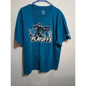 San Jose Sharks 2017 Playoff Hockey Tee Shirt Size Man XL